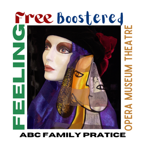 Boostered Feeling Free Picasso Art Square Button/Pin